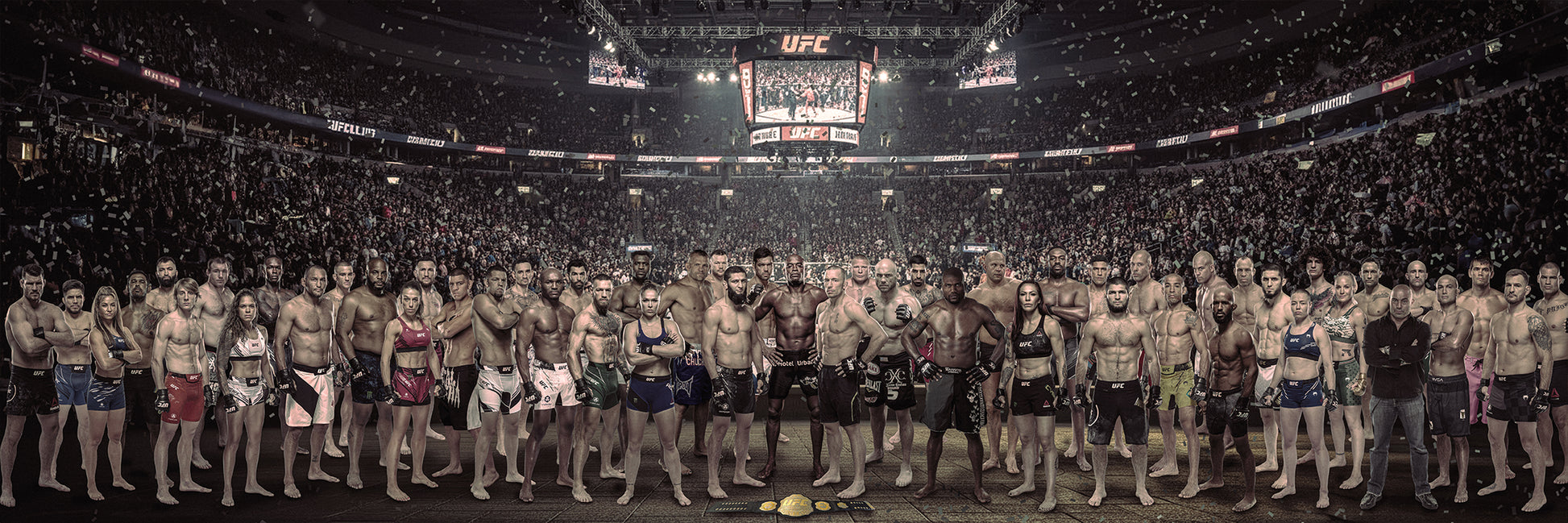 UFC | "Legends of the Past & Present" | Canvas [ unframed ]