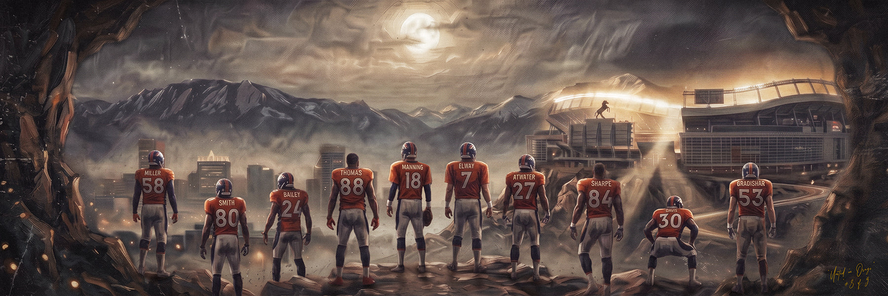 "UNITED IN ORANGE" | LIMITED EDITION /9 | FINE ART MATTE PRINT | 3 FT LONG * 36"x12"
