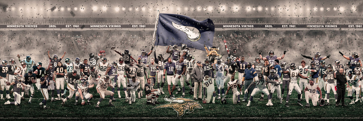 "Legends of the Past & Present" | Minnesota Football Edition | 3 FT LONG ( 36x12")