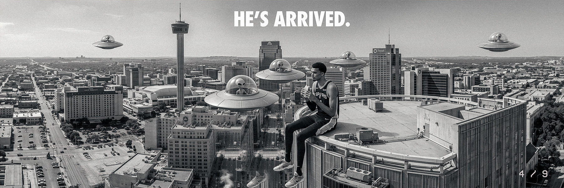 "The Arrival" | "LIMITED EDITION / 9 | San Antonio Basketball Edition | 3 FT LONG ( 36x12") Fine Art Matte Print