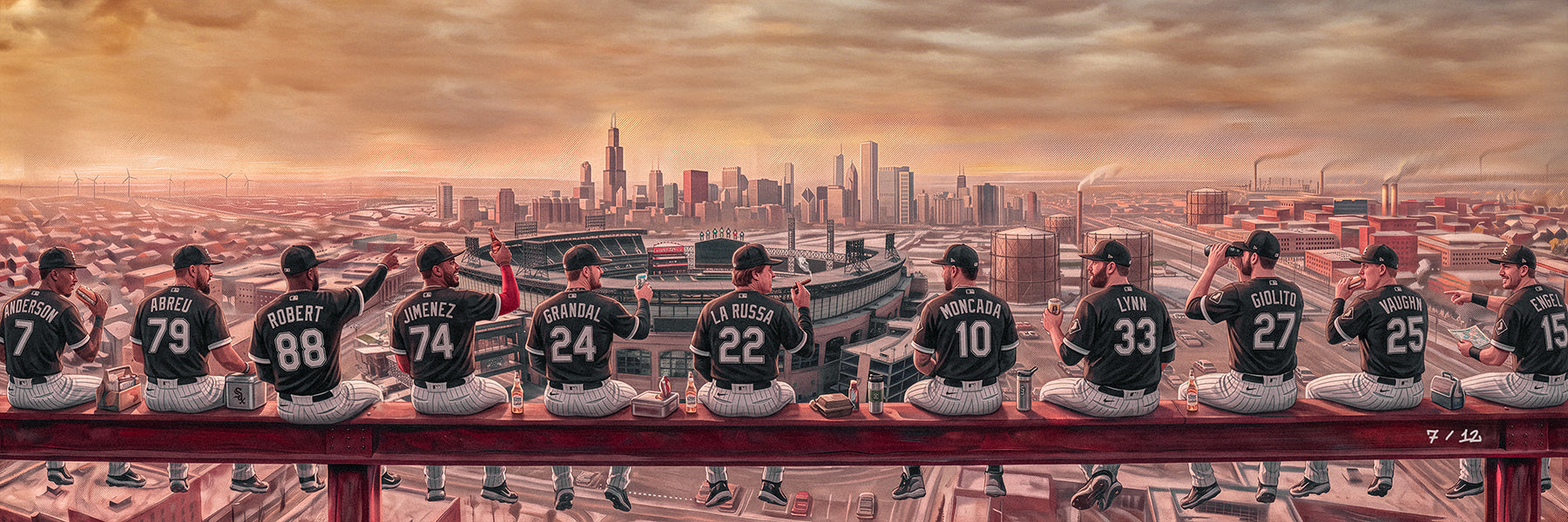 "The Lunch Break" | "LIMITED EDITION /12 | WS 2021 Edition | 3 FT LONG ( 36x12") Fine Art Matte Print