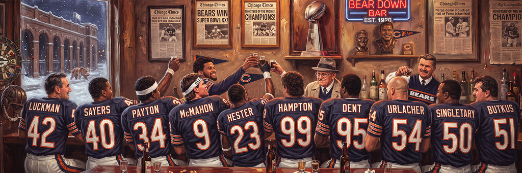 "The Last Dance" | Chicago Football Edition | 3 FT LONG ( 36x12")