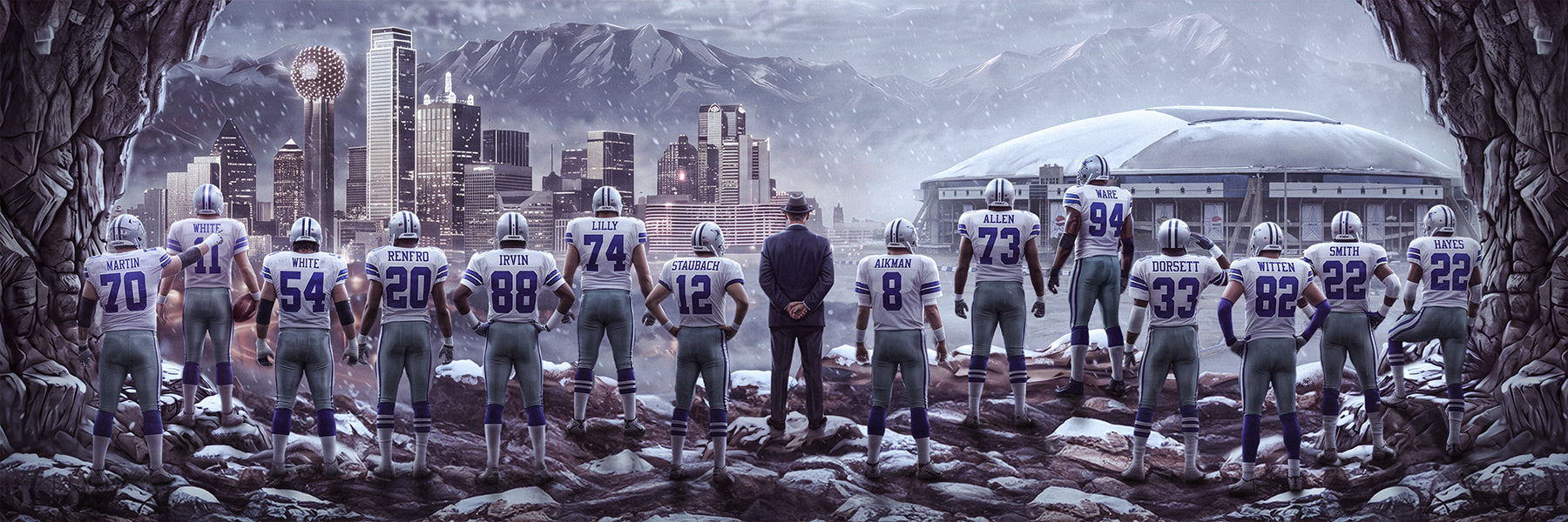 "The Boys" | Dallas Football Edition | 3 FT LONG ( 36x12")