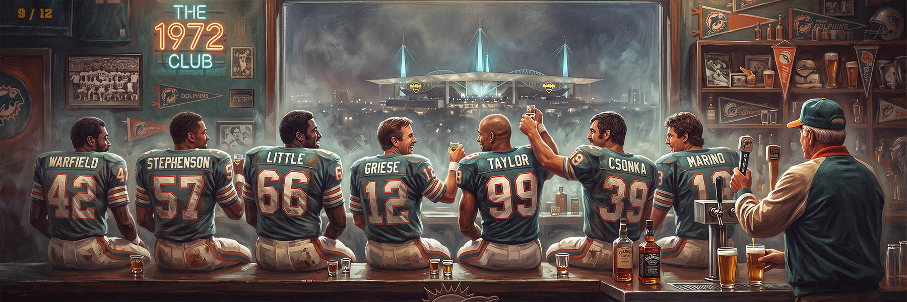 "THE GOATS TOAST" | LIMITED EDITION /12 | FINE ART MATTE PRINT | 3 FT LONG * 36"x12"