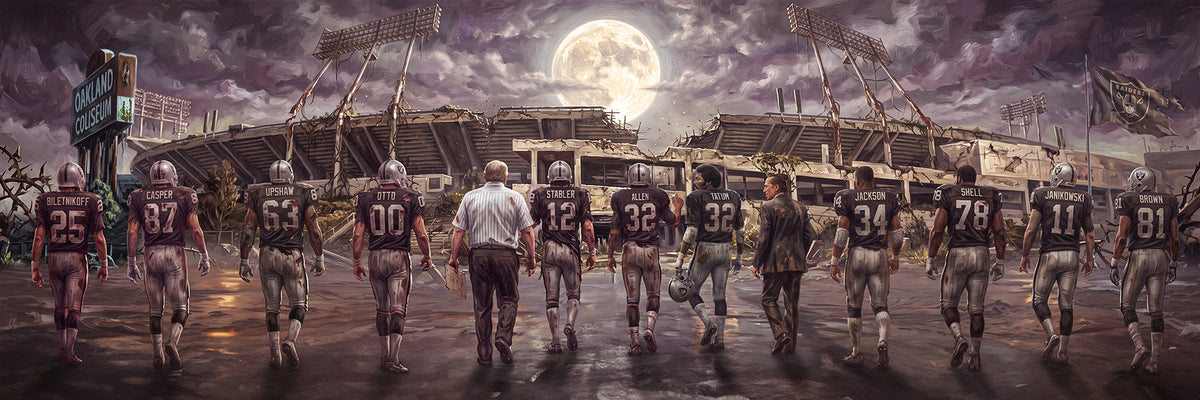 "Welcome to Oakland" | Football Edition | 3 FT LONG ( 36x12" Poster)