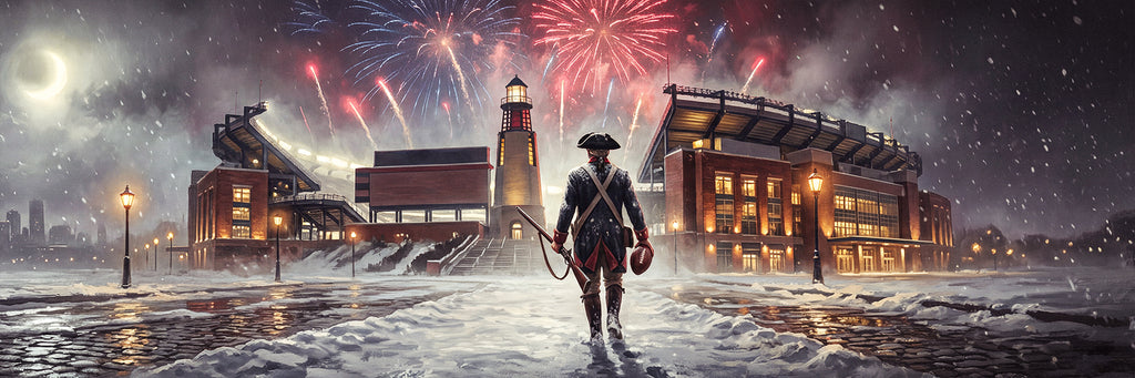 "Welcome to Boston Football" 3 FT LONG ( 36x12")