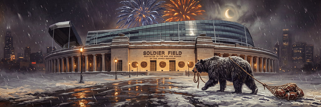 "Welcome to Chicago Football" 3 FT LONG ( 36x12")