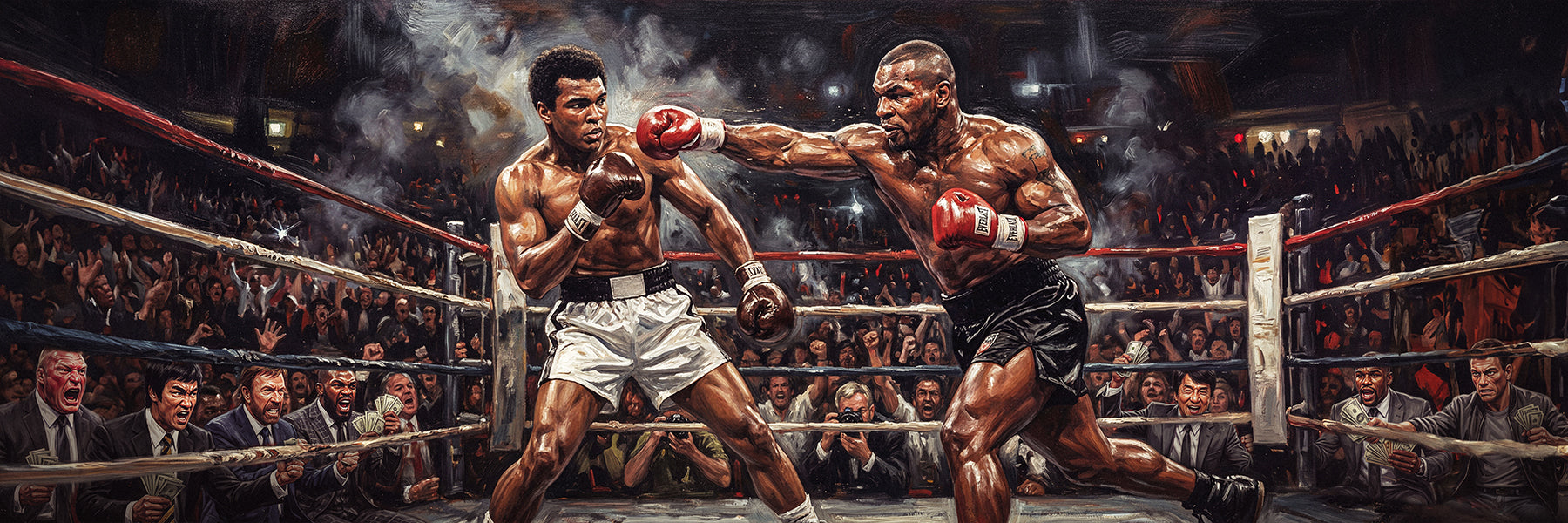 "The Dream Match Part One" | 3 FT LONG ( 36x12")