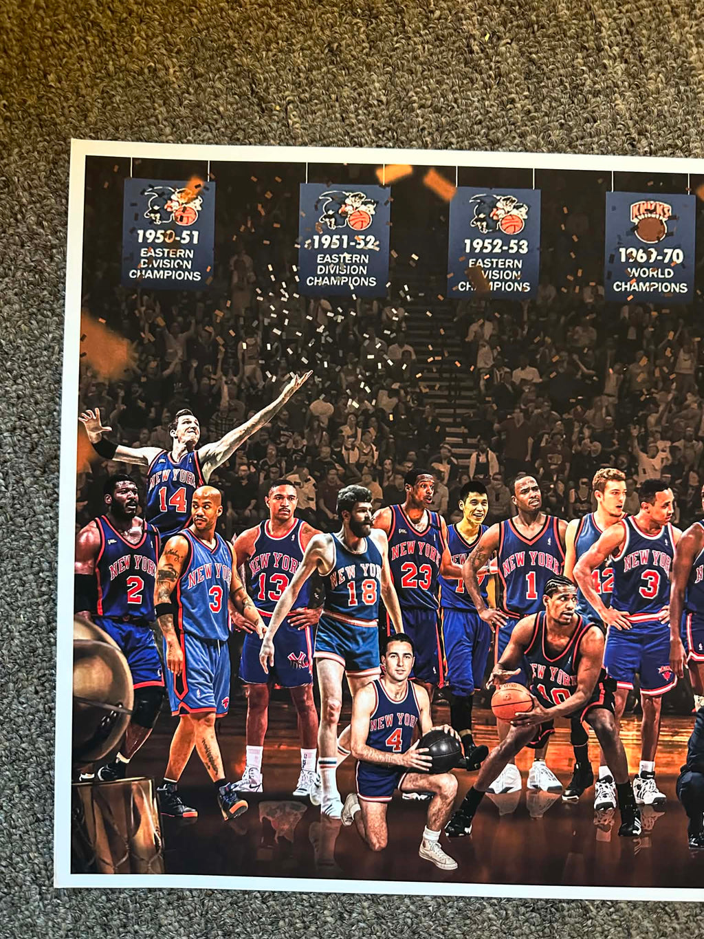 "Legends of the Past & Present" | New York Basketball NYK Edition | 3 FT LONG ( 36x12")