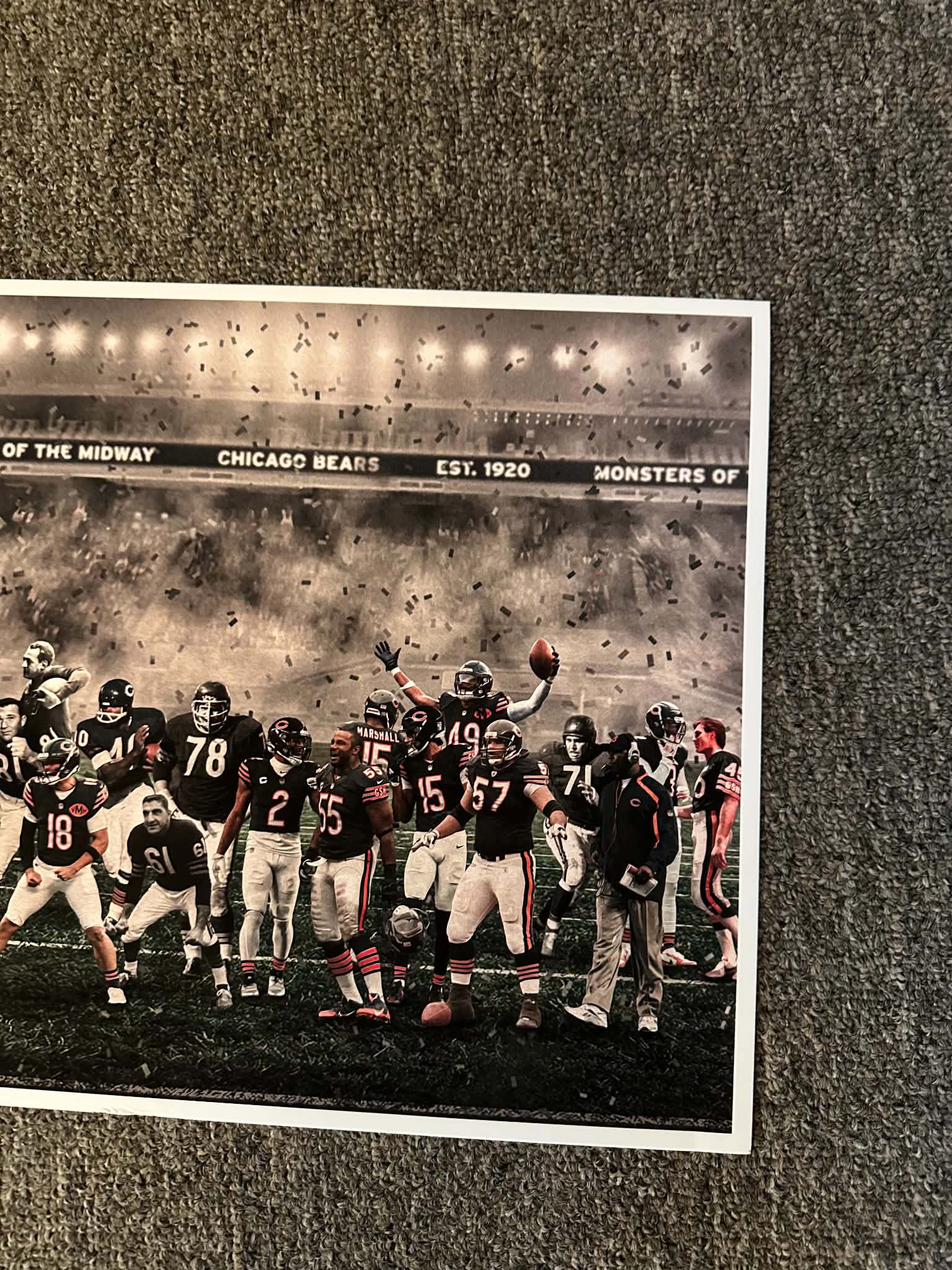 "The Last Dance" | Chicago Football Edition | 3 FT LONG ( 36x12")